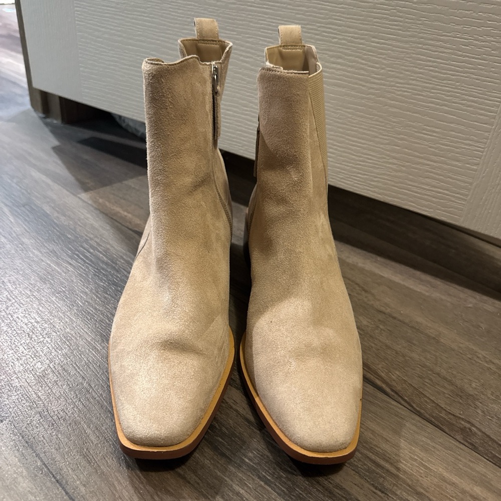 Paolo Cream Ankle Boots